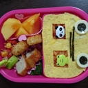 年少さんのキャラ弁☆園バス遠足弁当